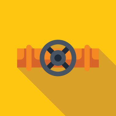 Endüstriyel boru hattı vanası bir boru aracılığıyla sıvı veya gaz akışını düzenliyor