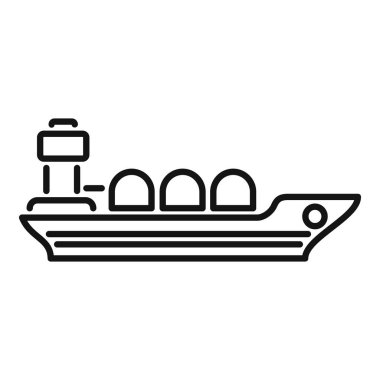 Malları taşıyan kargo gemisi, küresel ticaret ve deniz lojistiğini temsil ediyor