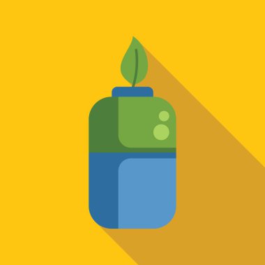 Yeşil çakmak, ateş yerine yaprak ile yanıyor. Çevre dostu yaşam tarzını temsil ediyor.