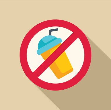 Çapraz çizgili kırmızı daire bu bölgede içeceklerin yasak olduğunu gösteriyor.