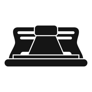 Profesyonel solaryum yatağı. Solaryum için UV ışığı yayıyor.