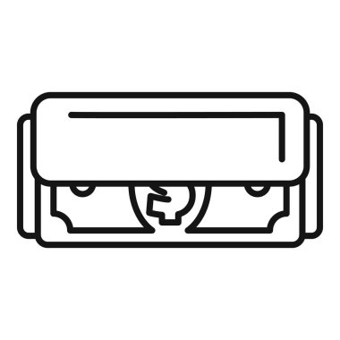 Para dolu bir cüzdanın çizimi finansal başarıyı ve bolluğu simgeliyor.