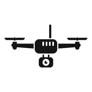 Modern insansız hava aracı, havada süzülen yüksek kaliteli kamerasıyla hava görüntülerini yakalıyor.