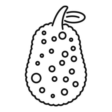 Ağaç dalında yaprak büyüyen egzotik meyveler.