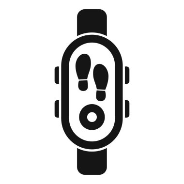 İdman sırasında yanmış adımları ve kalorileri gösteren akıllı saat