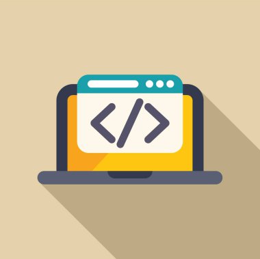 Ekranında html kodunu gösteren dizüstü bilgisayar, web geliştirme ve programlama kavramlarını temsil eder