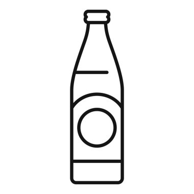 Basit, cesur bir kola şişesi çizimi, içecekleri, markaları ve daha fazlasını temsil etmek için mükemmel.