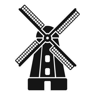 Klasik Hollanda yel değirmeni dönen bıçaklarıyla güç üretiyor.