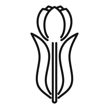 Bir lalenin basit ama zarif çizgisi. İlkbahar ve güzelliğin özünü yansıtıyor.