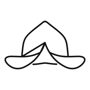 Basit ve modern kamp çadırı logosu şapka oluşturuyor. Kamp ve açık hava aktiviteleriyle ilgili her türlü iş ya da kişisel kimlik için mükemmel.