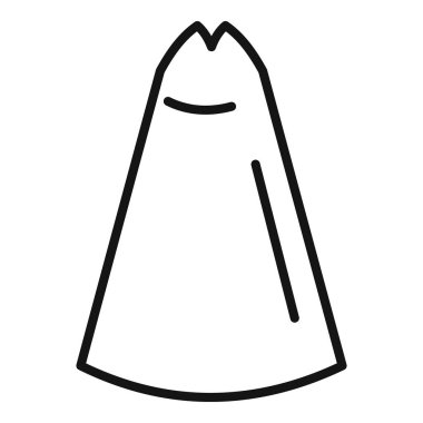 Sudan çıkan bir köpekbalığı yüzgecini tasvir eden minimalist ikon tehlike ve belirsizlik yaratıyor