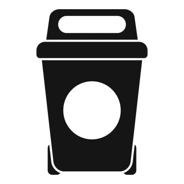 Tekerlekli siyah çöp kutusu ve atık ayıklama, sorumlu imha uygulamalarını destekleme