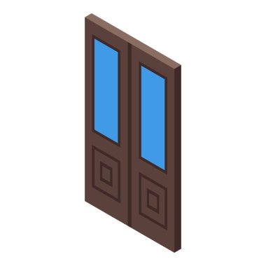 Çift katlı ahşap kapılı, cam manzaralı, mimari planlar ya da iç tasarım projeleri için mükemmel.