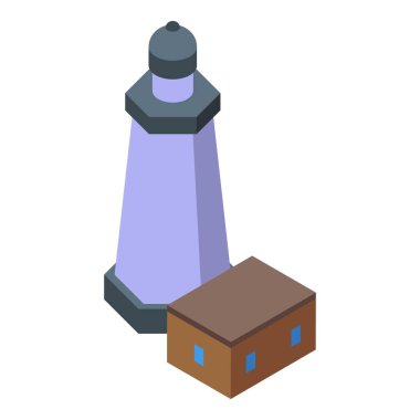 Uzun deniz feneri bir ışık huzmesi oluşturuyor. Gemileri karanlıktan güvenli bir şekilde geçiriyor.