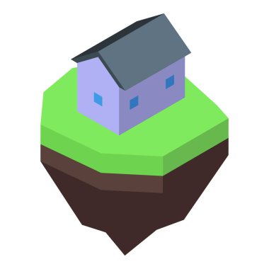 House yüzen bir adada oturuyor, metaevren kavramını temsil ediyor.