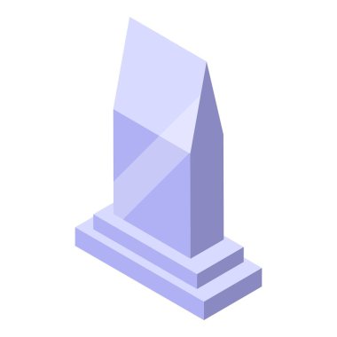 Bir mezarlıkta ebedi istirahatgahı simgeleyen kutsal bir sembol.