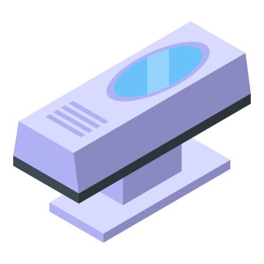 Zeminde duran modern solaryum ekipmanları bir güzellik salonunda kapalı bronzlaşma için UV ışığı üretiyor.