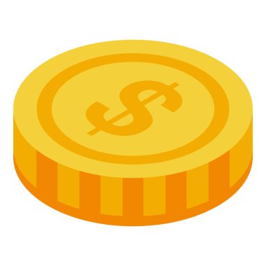 Büyük altın sikke, zenginliği, tasarrufu ve finansal başarıyı temsil ediyor