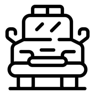 Okul sonrası çocukları eve götüren bir okul otobüsünün simgesi.