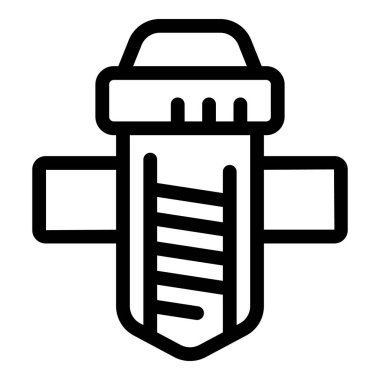 Bir araba hava filtresinin satır simgesi, motor performansı ve uzun yaşam için gereklidir