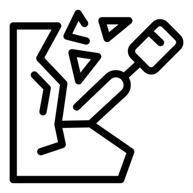 Arkeolog kazı alanından parçaları dikkatlice çıkartıyor.