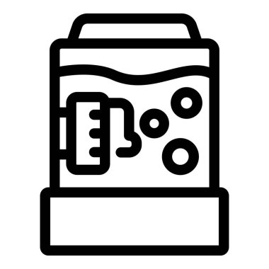 Akvaryum su filtresi balıklar için temiz ve sağlıklı ortam için çalışır ve parçacıkları temizler