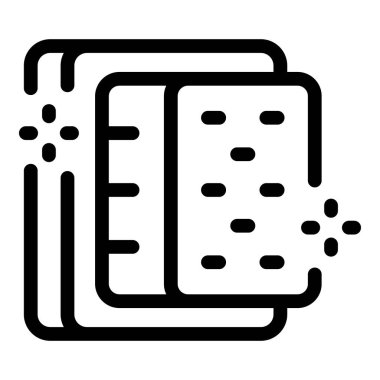 Suya dayanıklı ve solunabilir zar kumaş özelliği simgesi, kıyafet modaya uygun tasarım tarzında simge