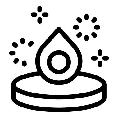 Konum pimi, arka planda patlayan havai fişeklerle sahnede duruyor ve başarılı bir olayı kutluyor.