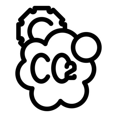 Yeşil teknoloji ve yenilik yoluyla CO2 emisyonlarının azaltılmasını temsil eden sembol