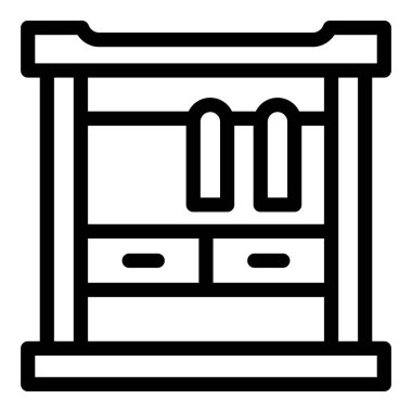 Bebek değiştirme tablosunun satır simgesi, web siteleri, uygulamalar ve diğer projeler için mükemmel