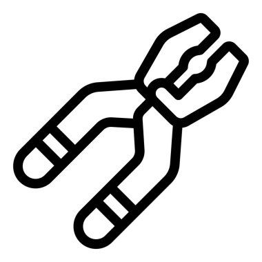 Basit pense simgesi, çeşitli alanlardaki nesneleri kavramak ve işlemek için kullanılan yaygın bir araçtır