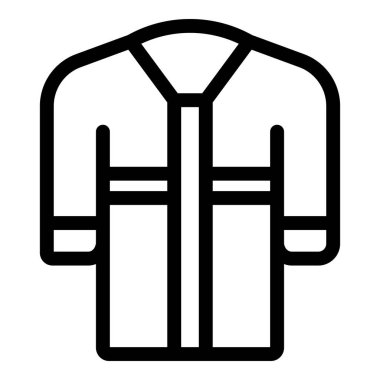 Güvenlik için yansıtıcı çizgileri olan basit bir itfaiyeci üniforması.