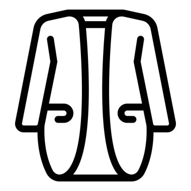 Uzun bir kürkün basit vektör simgesi, web tasarımı, mobil uygulamalar, bilgi grafikleri ve daha birçok proje için mükemmel