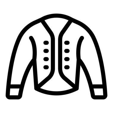 Zarif bir kıyafetin parçası olarak mükemmel bir kaşkorse simgesi