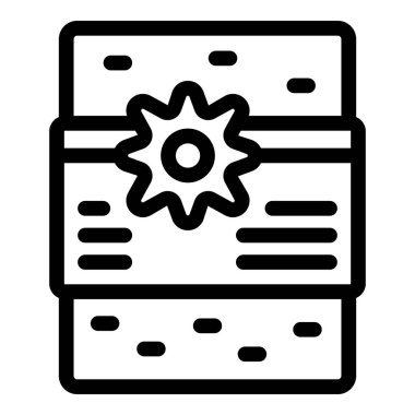 Belge yönetim sistemine, ayarları ve yapılandırma seçeneklerini sembolize eden bir çark simgesi ile ulaşılıyor