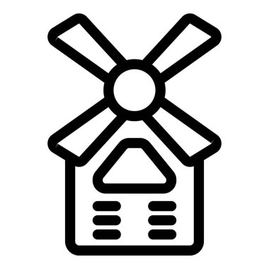 Basit bir yel değirmeni sanatı yenilenebilir enerji üretiyor.