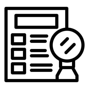 Büyüteç bir belgenin üzerinde geziniyor, bir denetim, inceleme veya araştırma sürecini simgeliyor