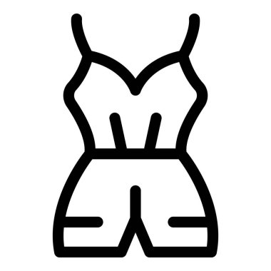 Bir kadının giyiminin basit bir sanat simgesi, modern tarz ve moda eğilimlerini sergilemek için mükemmel.