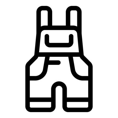 Uygulamalar ve web siteleri için iş kıyafetleri simgesi olan eşofmanlar giyen demirci