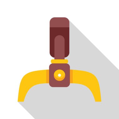 Uzun gölgeli düz dizaynlı bir nesne seçen robotik kol