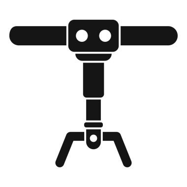 Endüstriyel robotik kol tutucu nesne, otomasyon ve endüstri kavramı