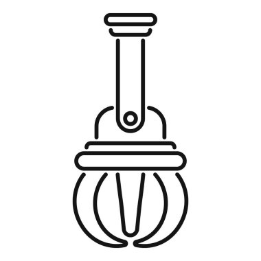 Robot kolun çizgi simgesi, otomasyon kavramını gösteriyor