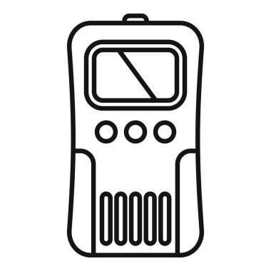 Beyaz arkaplanda izole edilmiş uzaktan kumanda için düğmeleri ve görüntüsü olan elektronik aygıt