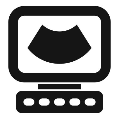 Ultrason makinesi sonuçları basit ekran simgesinde basit bir şekilde gösterir