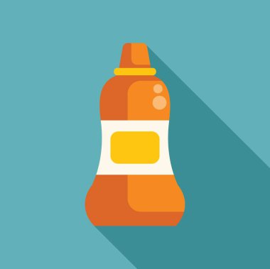 Evinizi pırıl pırıl yapmak için turuncu şişede temizlik malzemesi var.