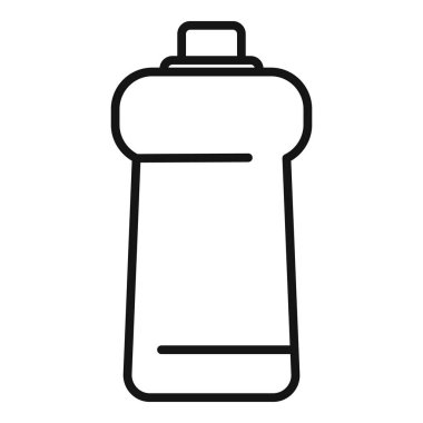 Ağız gargarası şişesi çizimi, iyi ağız temizliği uygulamaları.