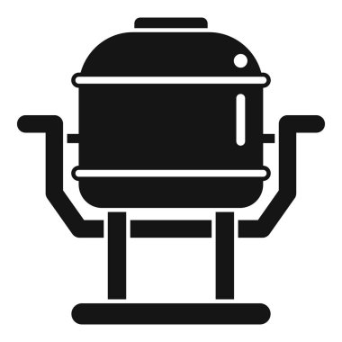 Metal bir platformda duran büyük bir su tankının simgesi.