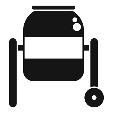 İnşaat için tek tekerlek kullanan beton karıştırma makinesi