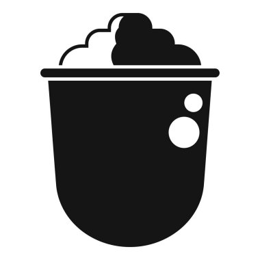 Evi temizlemek için bir kova dolusu sabunlu su.