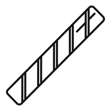 Basit bir çikolata ikonu, tatlı, atıştırmalık ve sağlıksız yiyeceklerle ilgili projeler için mükemmel.